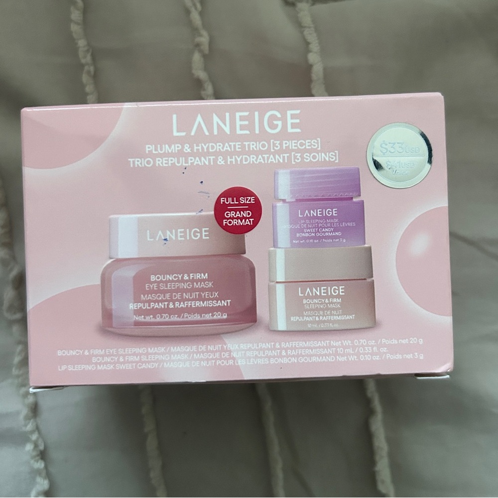 Laneige Plump and Hydrate Trio